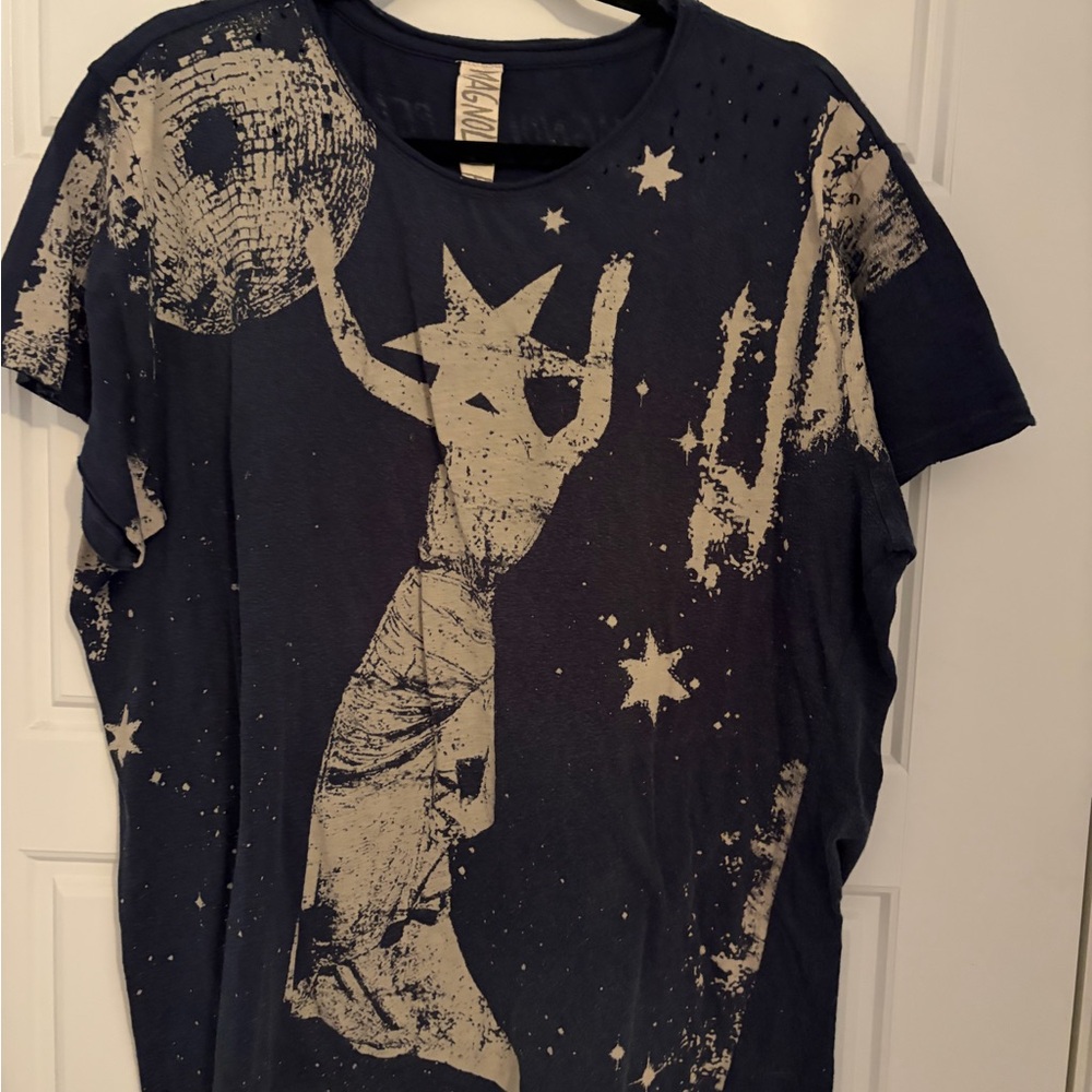 Magnolia Pearl Black and Cream Short Sleeve Tee